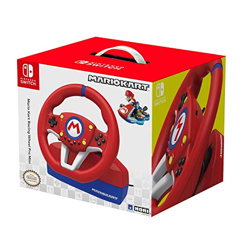 Hori Nintendo Switch Mario Kart Racing Wheel Pro Mini By - Officially Licensed By Nintendo - Nintendo Switch