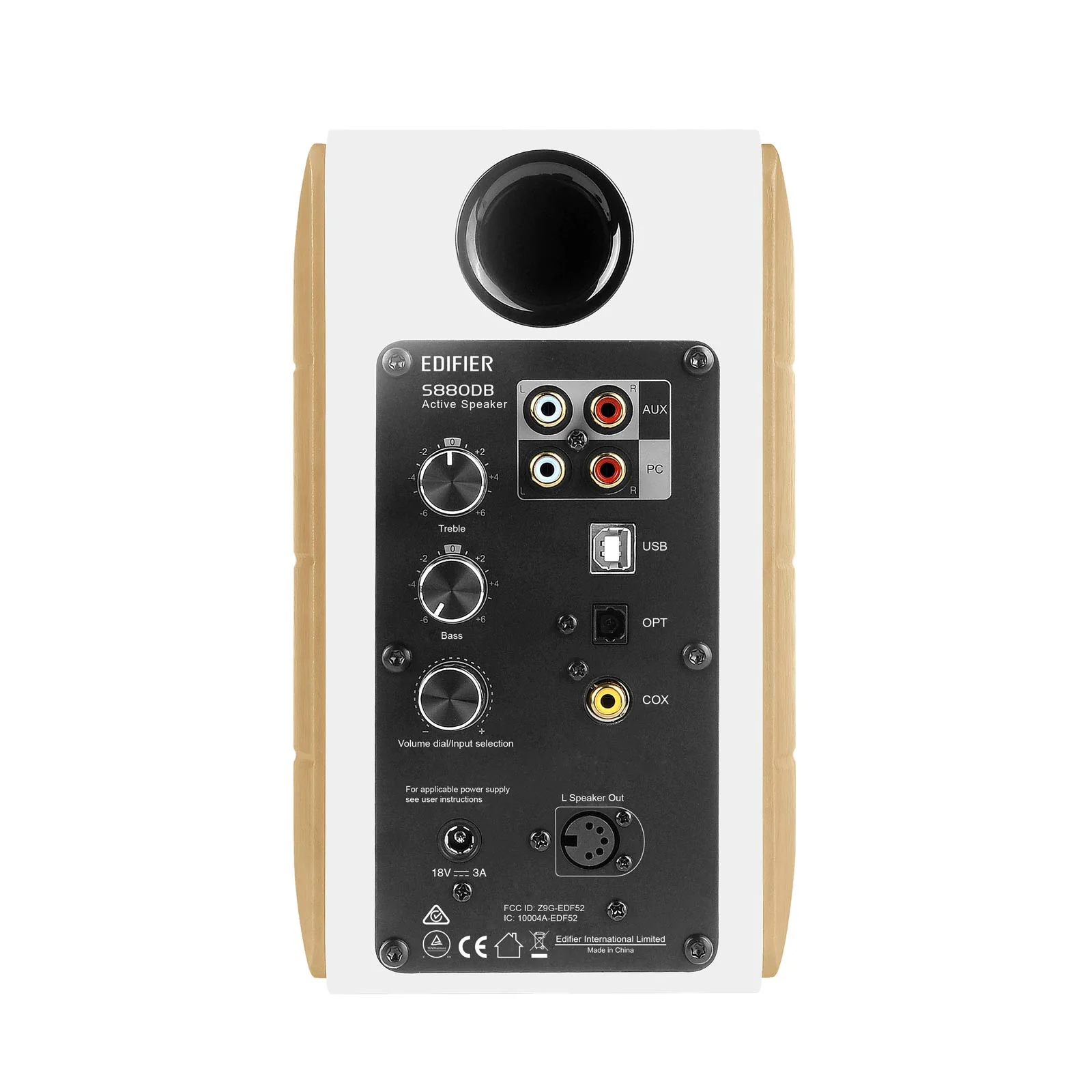 Edifier S880DB Powered Near-field Monitors with USB, Bluetooth, Optical Coaxial inputs - Active Powered Bookshelf Speakers