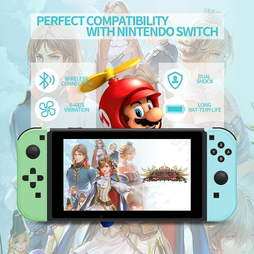 GCP Products For Nintendo Switch Left +Right Handle Shell Cover Joy-Con-Controller Gamepad Us