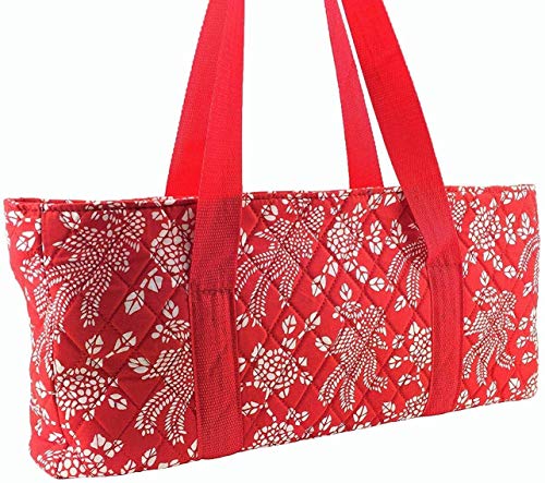 W 166 Tiles American Mahjong Set Red Phoenix Soft Bag 4 Color Pushers / Racks Easy Carry Western Mahjongg Travel Game Set