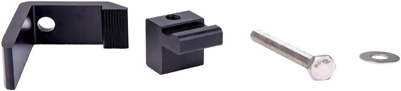 AA-Racks P-AC-04N Utility Track System Mounting Clamp for Toyota Tacoma/Tundra Truck Cap/Camper Shell, Set of 4 - Black