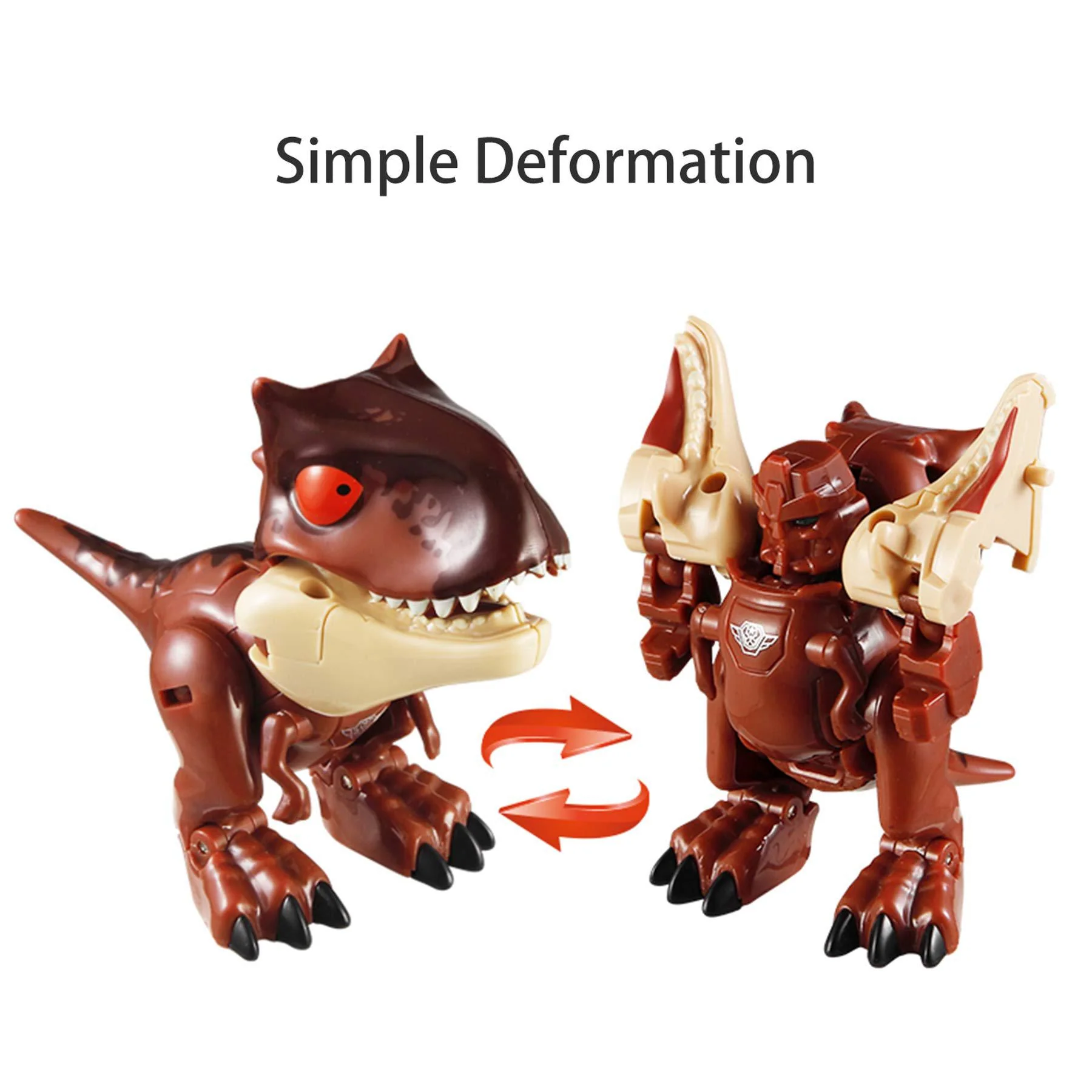 Weelth 2 in 1 small dinosaur transforming robot toys?weelth 4packs dinosaur fun transformed robot toys ,dinosaur figure set transfor