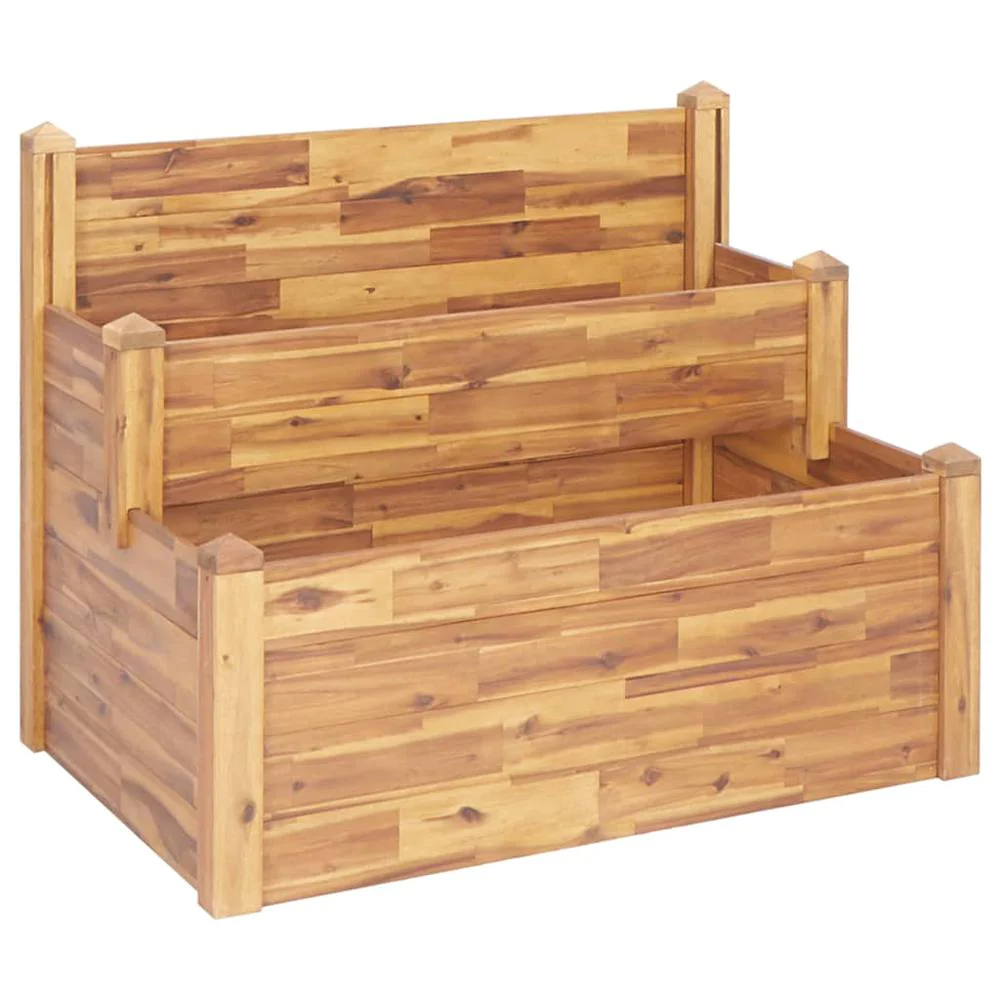 vidaXL 2-Tier Garden Planter 43.3