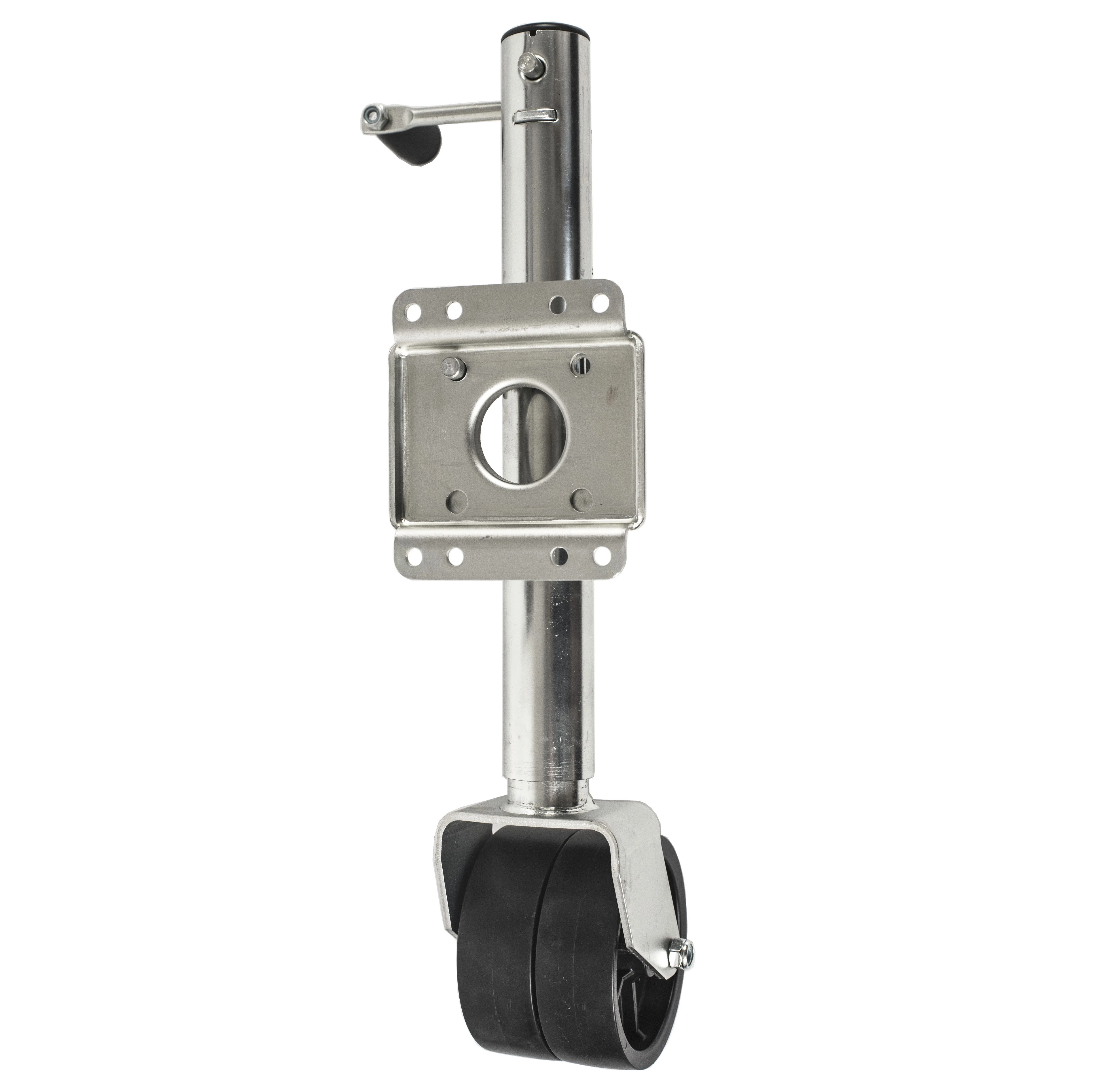 Jeremywell Trailer Jack Dual Wheel 1500 lbs Capacity Swing-Back 14