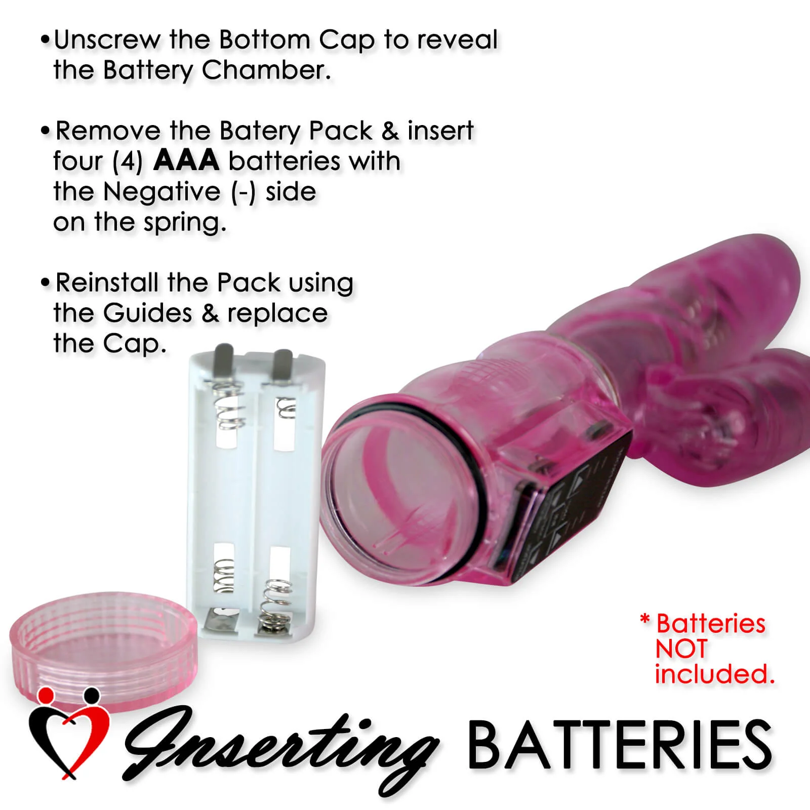 LeLuv Rabbit Vibrator SLIM BUNNY Waterproof with Discreet Lipstick Massager