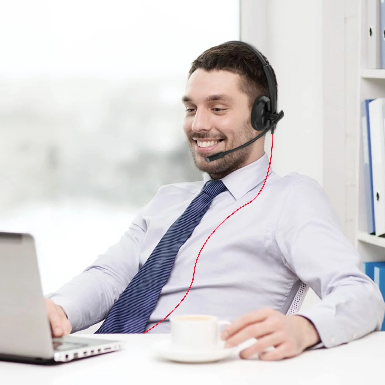 Zell Electronics Zell Usb Headset With Microphone For Pc With In-Line Control,Wired Headphones With Mic For Mac,Laptop,Smartphone,Business &a; S…
