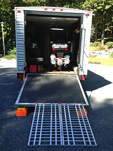 Five Star Mfg Five Star Aluminum Ramp 4 ft. USA - Motorcycles on to Trailers - 5244 MCDR Ramp