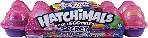 Hatchimals CollEGGtibles, Cosmic Candy Limited Edition Secret Snacks 12-Pack Egg Carton, Girl Toys, Girls Gifts for Ages 5 and u