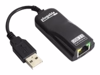 Plugable USB 2.0 to Ethernet Fast 10/100 LAN Wired Network Adapter Compatible with Chromebook, Windows, Linux