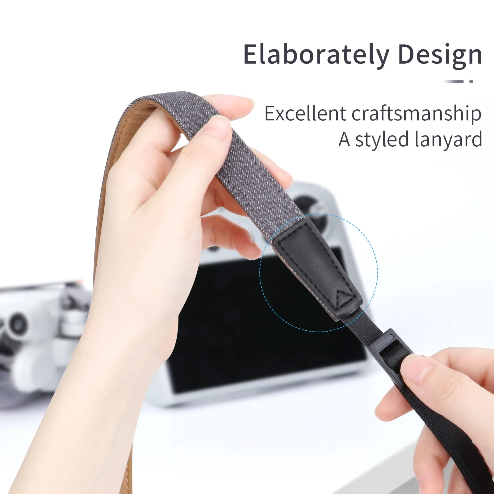 SEASKY Neck Lanyard Pro shoulder Strap for DJI Mini 4 Pro/Mini 3 Pro/Air 3/Mavic 3/Mavic2/Air2S Smart Controller Accessories Com