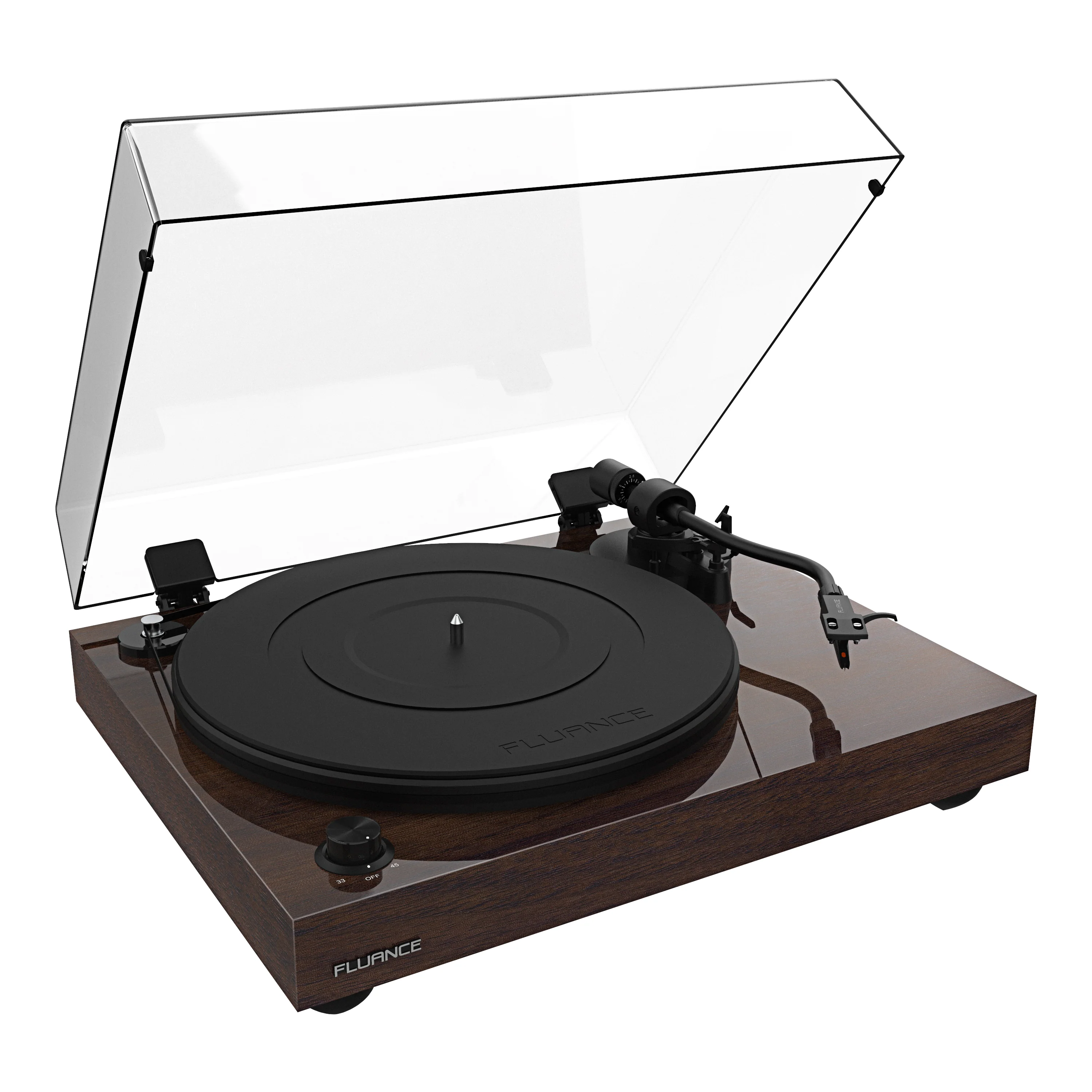 Fluance RT82 Reference High Fidelity Vinyl Turntable, PA10 Phono Preamp and Ai41 Powered 5