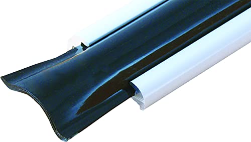RV Designer E469, Heavy Duty Vinyl Insert Trim, 1 inch Wide, 100 foot Roll, Black