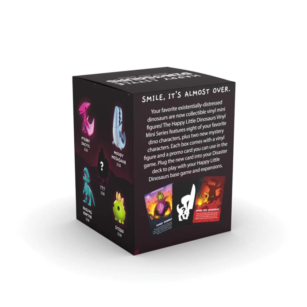 teeturtle unstable games - happy little dinosaurs - vinyl mini figures mystery box series