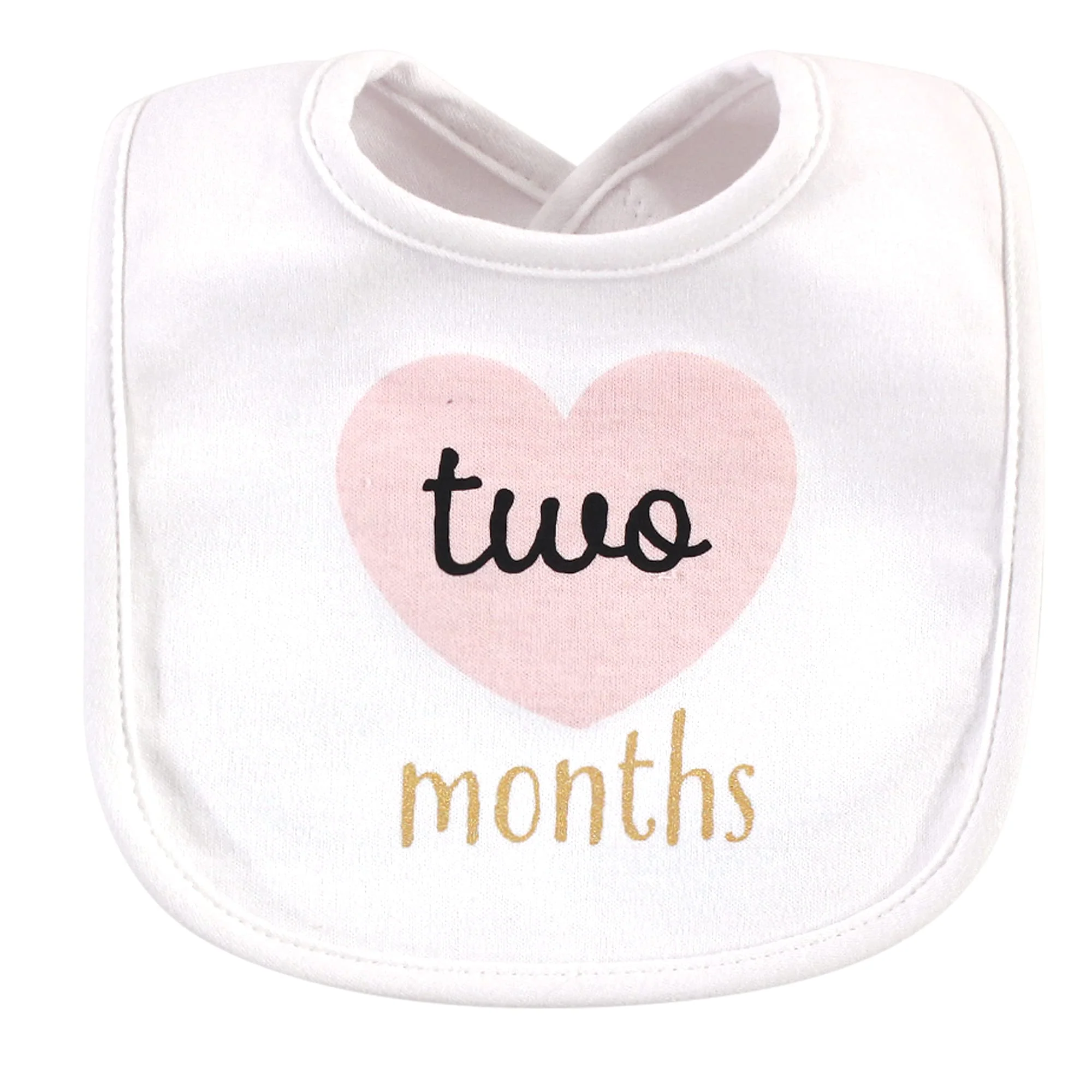 Hudson Baby Unisex Baby Cotton Bibs, Hello World, One Size