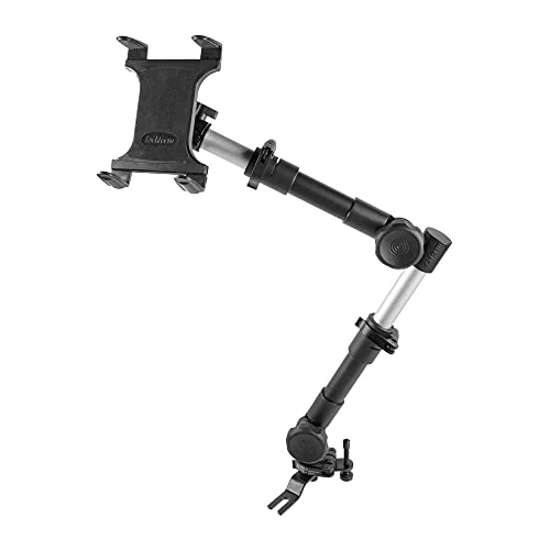 TackForm Heavy Duty Tablet Truck Mount Telescoping 20-30 Seat Rail Mount Works with Most Trucks and Vehicles with Accessible Floor Bolt