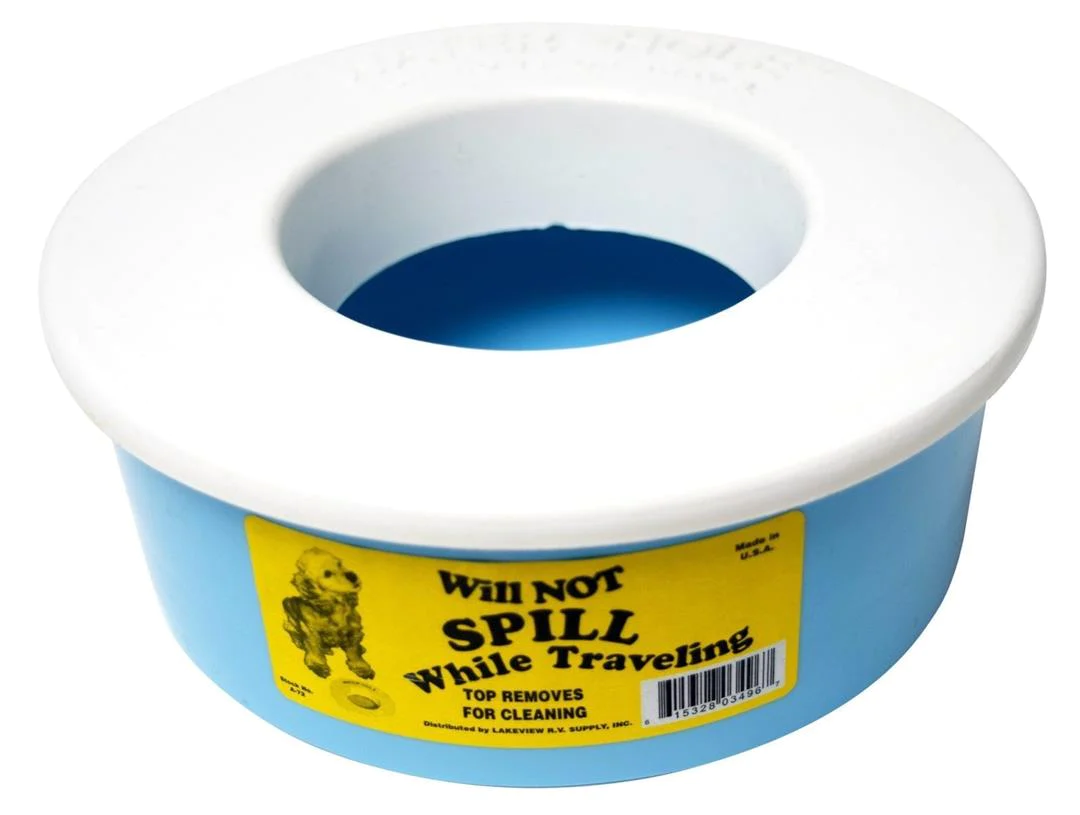 Valterra A72 Spill-Proof Pet Dish, Blue
