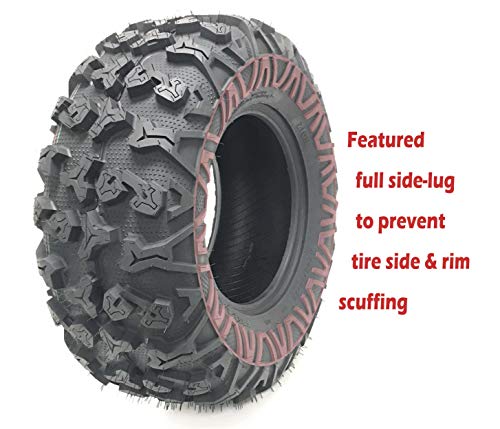 Free Country Set of 2 Premium FREE COUNTRY ATV/UTV Tires 25x8-12 / 8PR w/Side Scuff Guard …