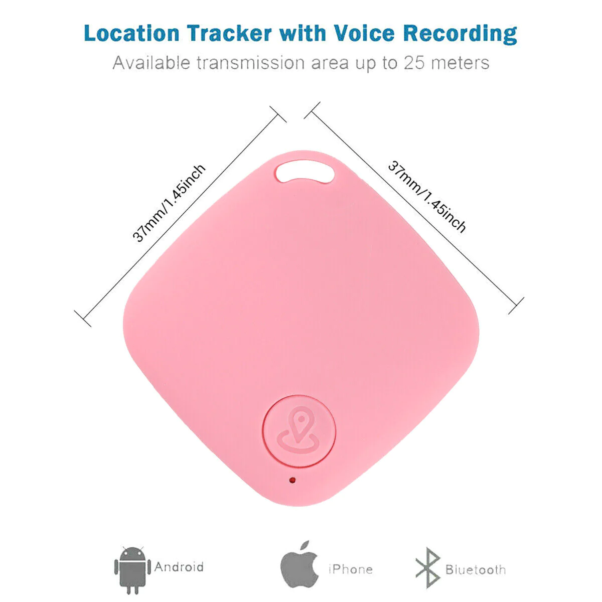 Great Choice Products 4 Pack Tile Smart Gps Tracker Wireless Bluetooth Anti-Lost Wallet Key Pet Finder