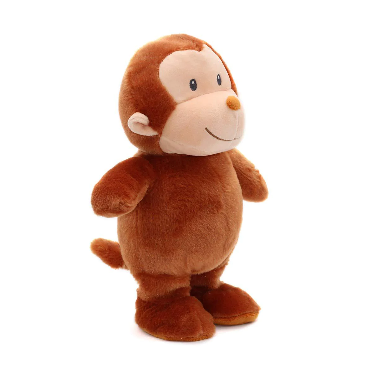 jamco brandz walkie talkiez animated plush stuffed animal toy - monkey 6 in