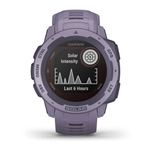 Garmin Instinct Solar Smartwatch (Orchid)
