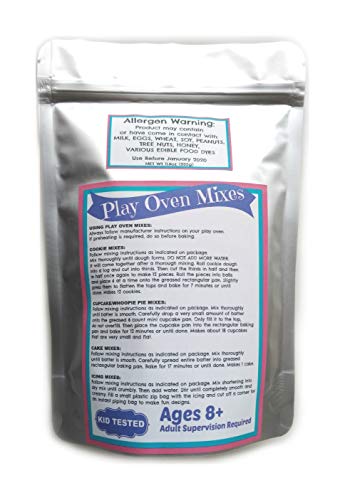 Play Oven Mixes Easy to Bake Oven Mixes Childrens Play Toy Oven Real 12 Super Pack Mega Refill Kit Cupcakes Cookies Frosting Sprinkles Ultimate