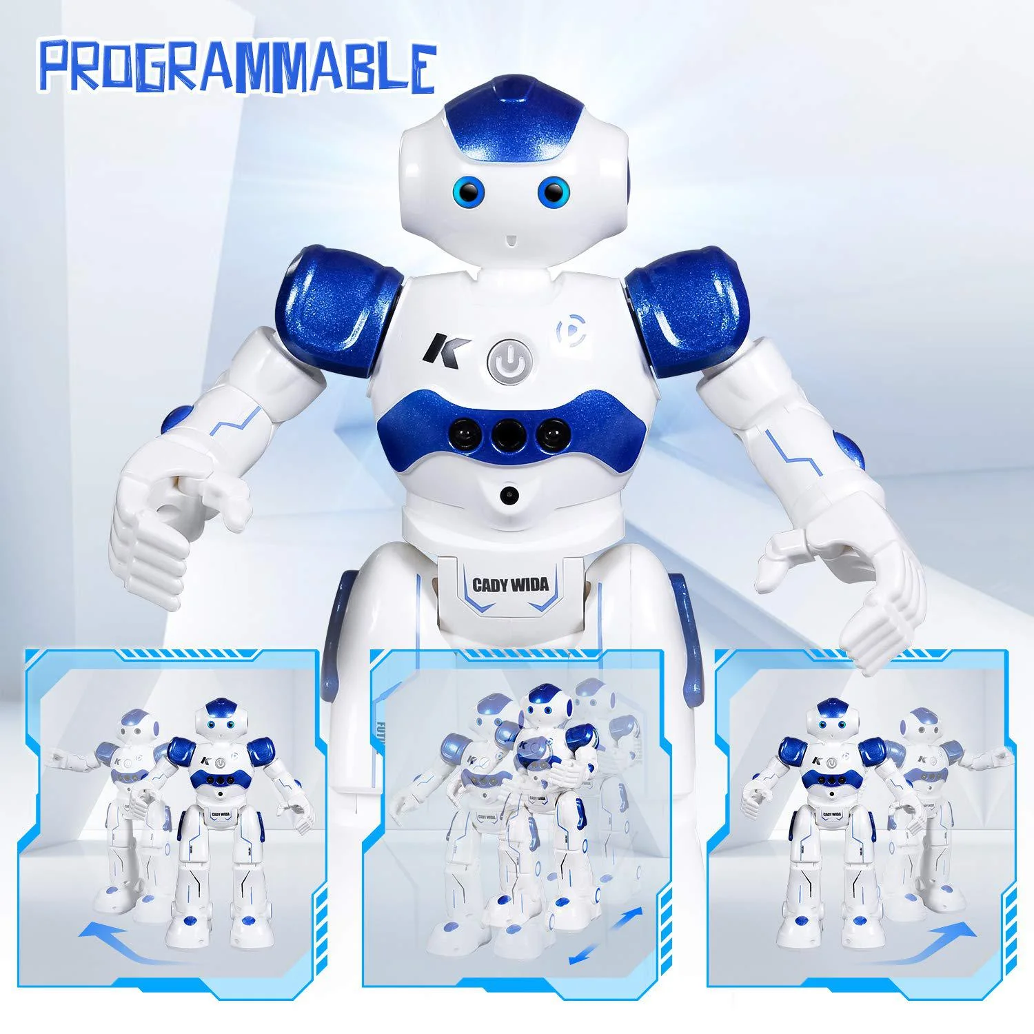 sgile rc robot toy, gesture sensing remote control robot for kids age 3 4 5 6 7 8 12 year old boys girls birthday gift presen