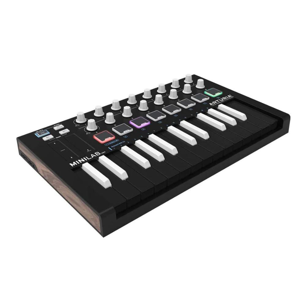 Arturia MiniLab MKII Inverted MIDI Controller (Black)