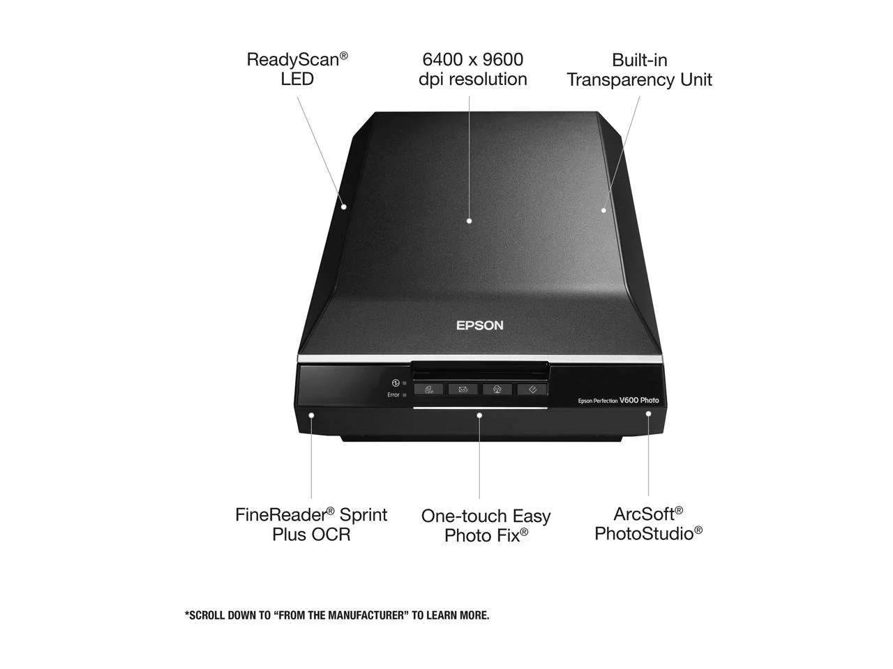 Epson Perfection V600 Photo Scanner