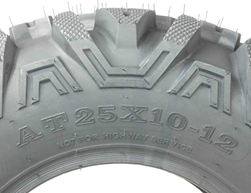 MASSFX 4 New 25x8-12 25x10-12 KT MASSFX TIRE SET ATV TIRES 6 PLY 25
