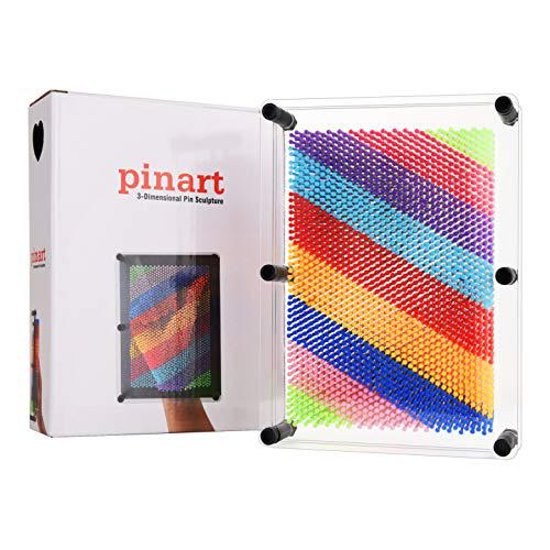 enjsd 3d pin art toy, unique plastic pin art board for kids,inspire imagination &a; challenge sense, innovative boundless creat