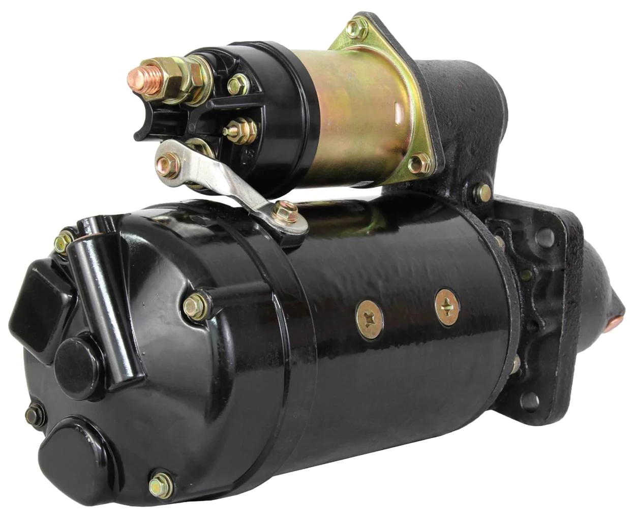 Rareelectrical NEW STARTER MOTOR COMPATIBLE WITH JOHN DEERE COMBINE 2064 2066 2264 2266 1990 RE37961 RE41755