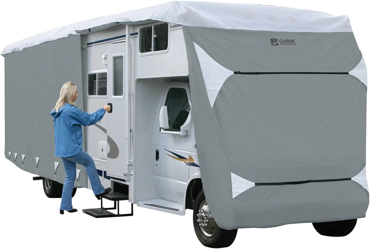 Classic Accessories OverDrive PolyPRO 3 Deluxe Class C RV Cover for 29-32&s; RVs (Model 5)