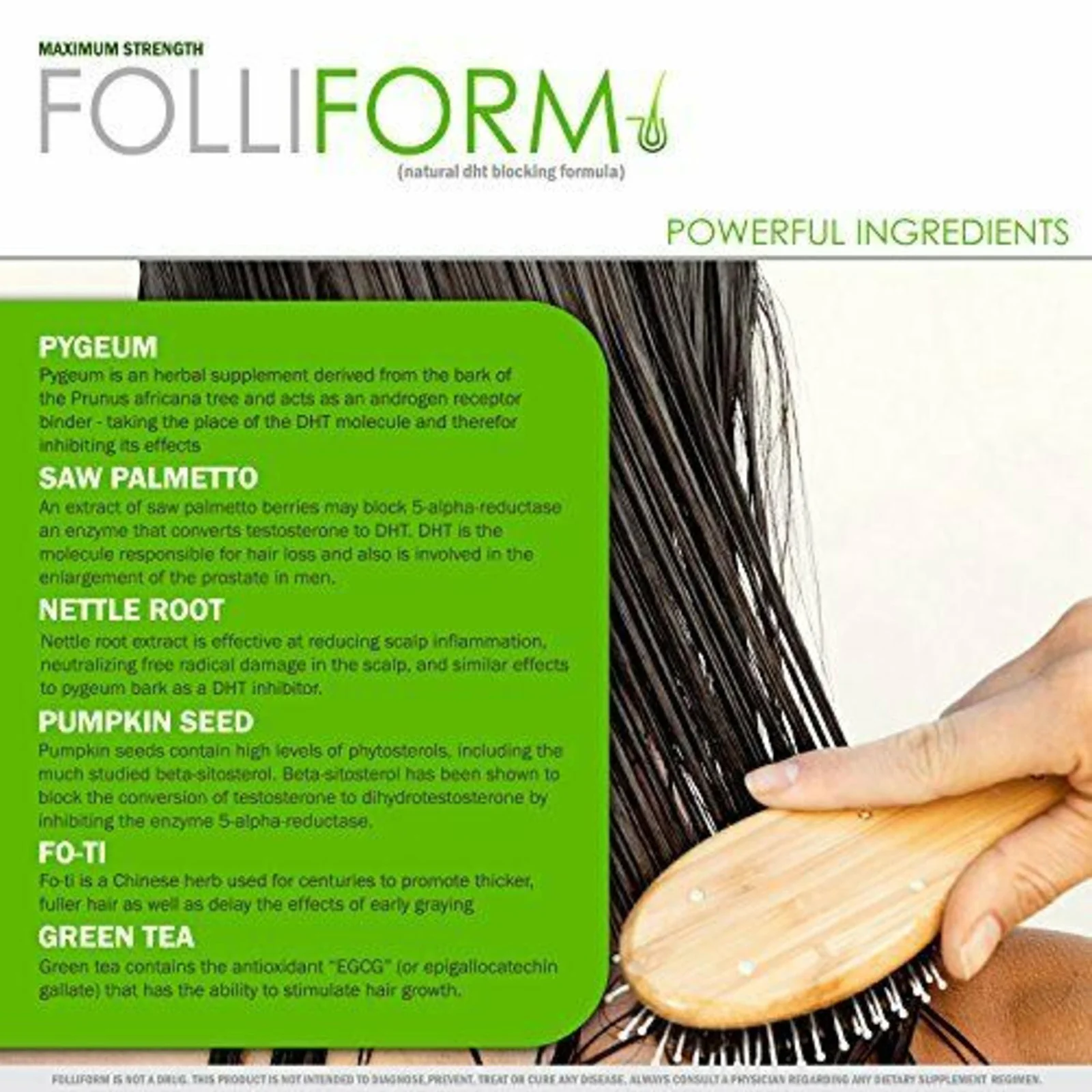 VH Nutrition Folliform DHT Blocker Unisex Hair Loss Supplement