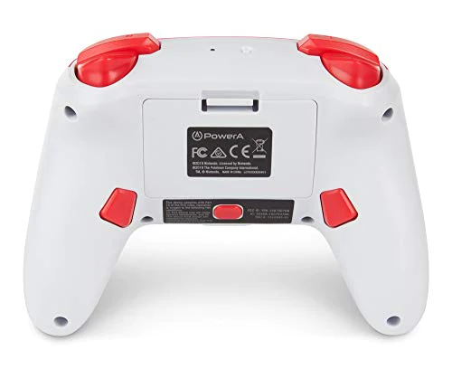 PowerA Enhanced Wireless Controller for Nintendo Switch: Pokemon Poke Ball Red - Nintendo Switch, Nintendo Switch Lite, Gamepad,
