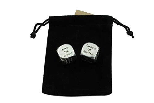 Anniversary Gifts TIN Date Night Dice 10th Anniversary 100% Pure Tin - Create a Unique 10th Anniversary Date Night