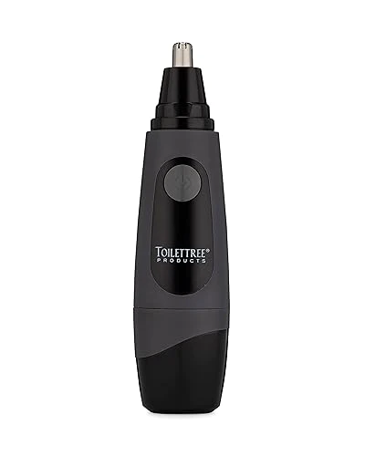 ToiletTree Products Water Resistant Nose and Ear Hair Trimmer with LED Light
