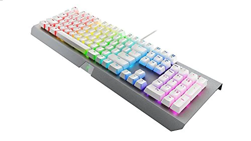 Razer BlackWidow X Chroma Mechanical Gaming Keyboard: Green Key Switches - Tactile &a; Clicky - Chroma RGB Lighting - Military-Gra