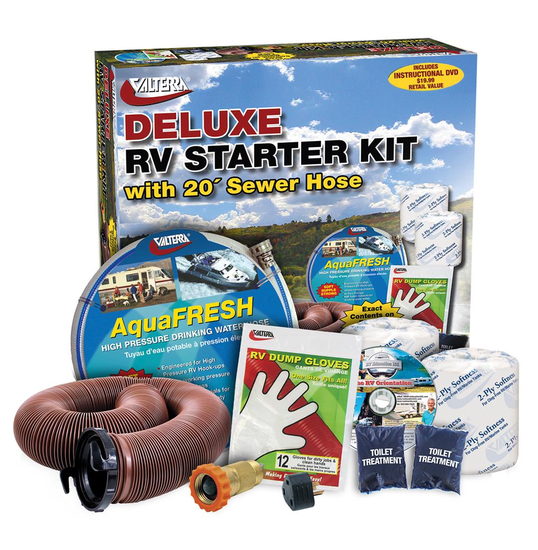 Valterra K88108DVD Deluxe RV Accessory Starter Kit with DVD