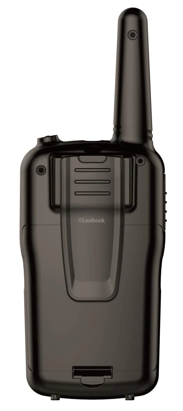 lexibook walkie-talkies for kids, toys long range 8km / 5 miles, lcd screen, digital sound, indoor and outdoor communication