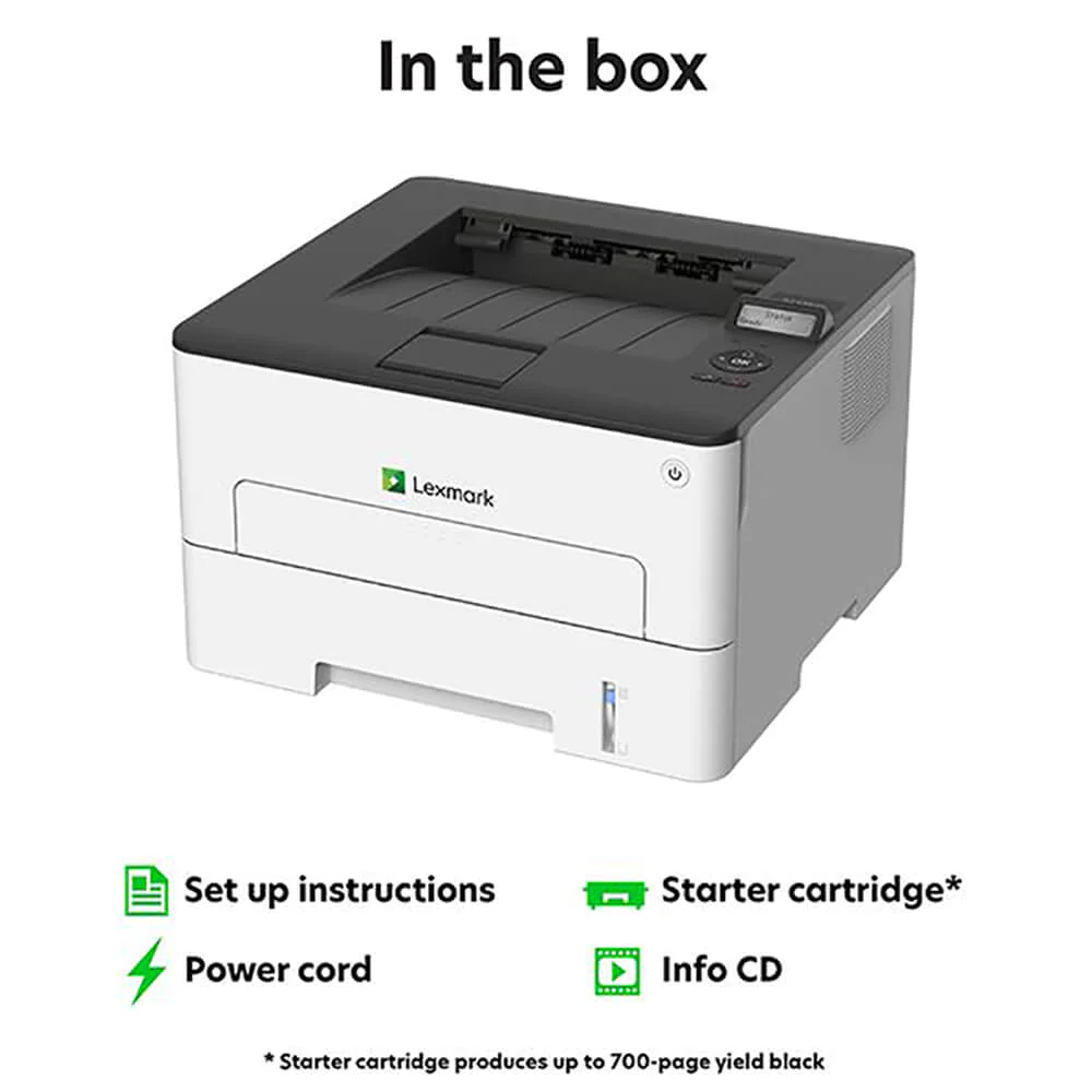 Lexmark B2236DW 2-Series Monochrome Compact Wireless Laser Printer