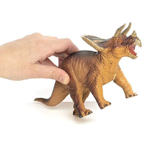 Prextex Pack of 5 Jumbo Jurassic Dinosaur Set - 11” to 14” Large Realistic Dinosaurs Toys for Kids and Toddlers