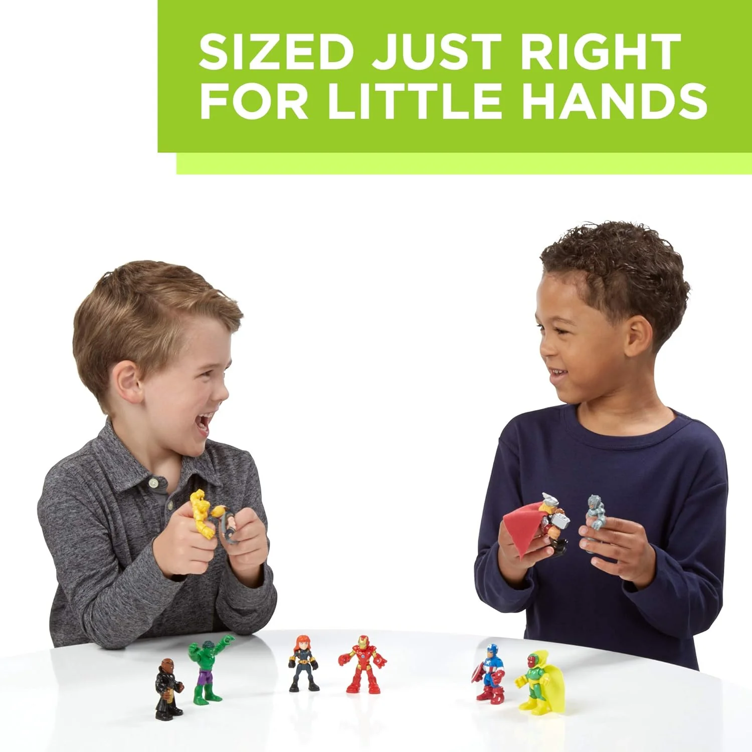 Hasbro Playskool Heroes Marvel Super Hero Adventures Ultimate Set, 10 Collectible 2.5-Inch Action Figures, Toys for Kids Ages 3 and …