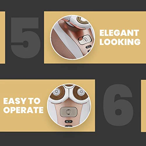 KojinTora Painless Leg Hair Removal for Women - Rechargeable Waterproof Instant Hair Remover for Body Arm Legs Face Lips Bikini