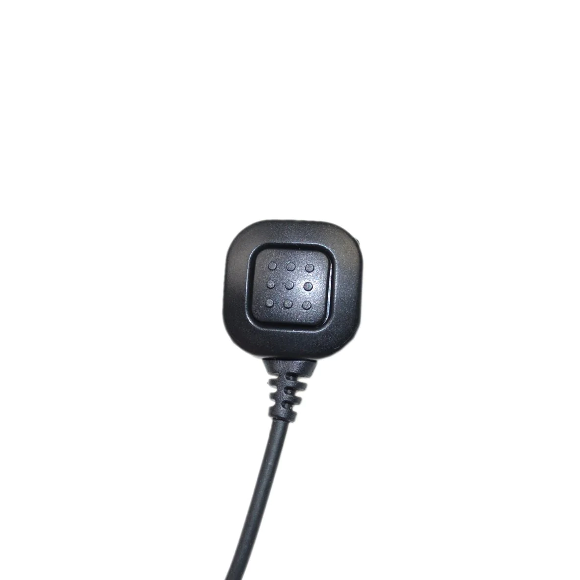 HQRP 2-Pack Acoustic Tube Earpiece PTT Throat Mic Headset for Retevis H-777, RT-5R, RT-5RV, RT-B6