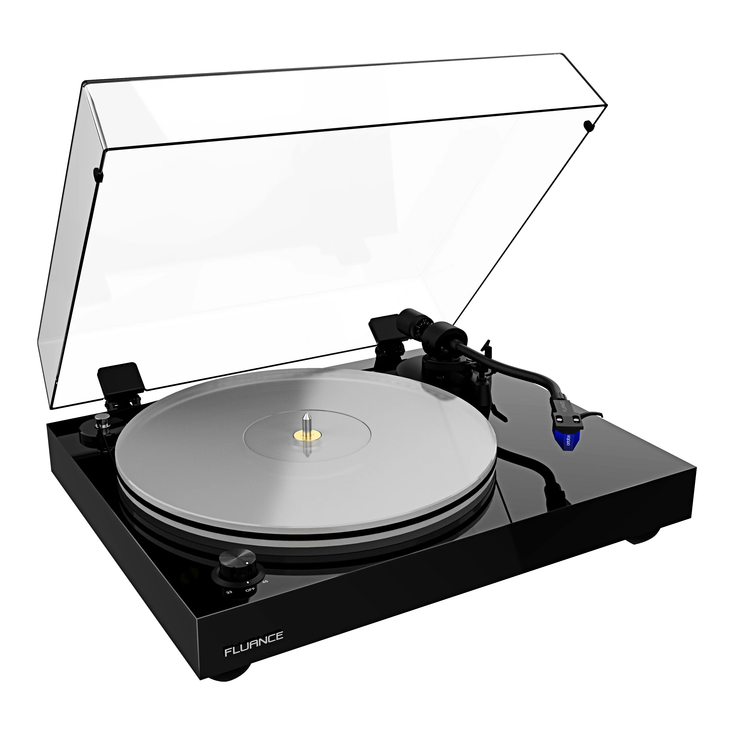 Fluance RT85 Reference High Fidelity Vinyl Turntable, PA10 Phono Preamp and Ai61 Powered 6.5