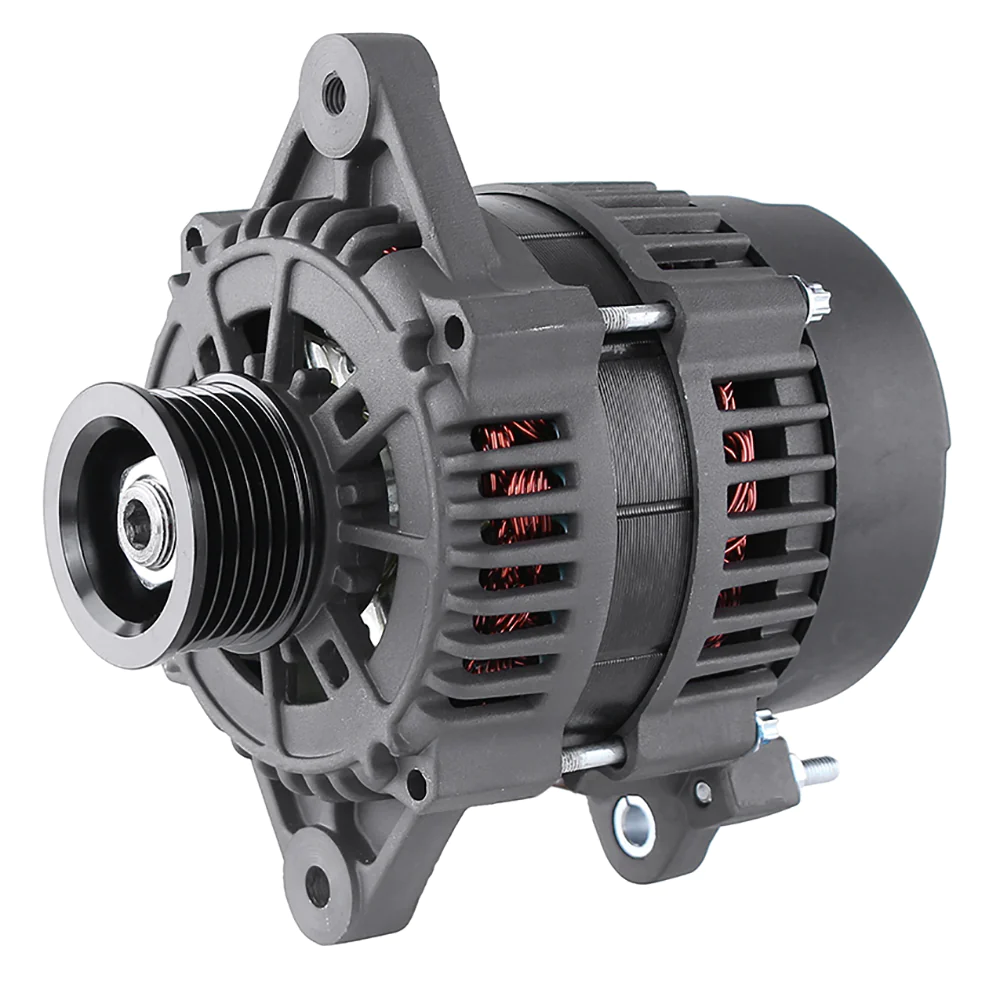 Rareelectrical NEW ALTERNATOR COMPATIBLE WITH MERCRUISER MARINE SKI ENGINE 350 MAG 5.7L SKI GM 5.7L 350 CI 20099 20800 219232 19020601 19020609