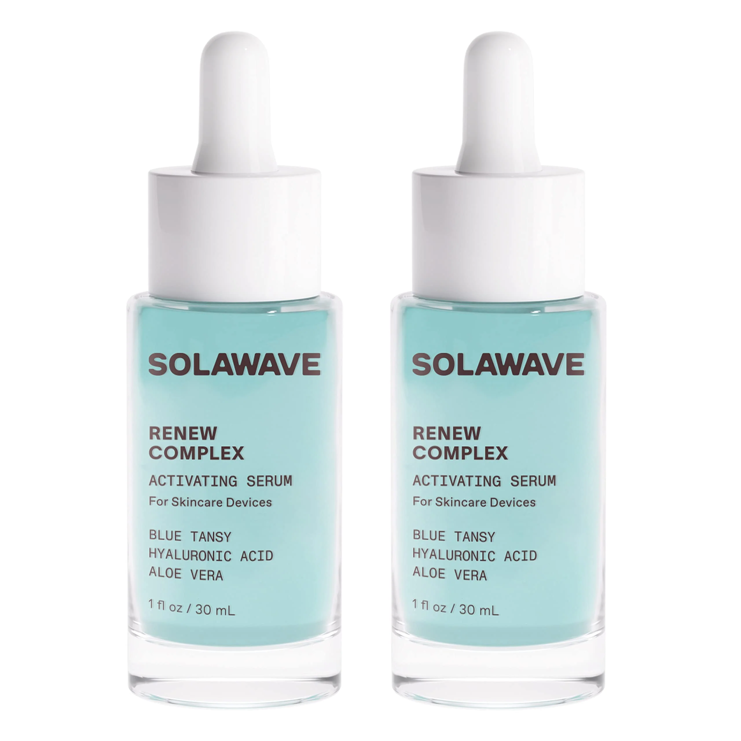 SolaWave Renew Complex Serum for Face and Neck | Boost the Effects of SolaWave Facial Wand | Red Light Therapy for Face and Micr