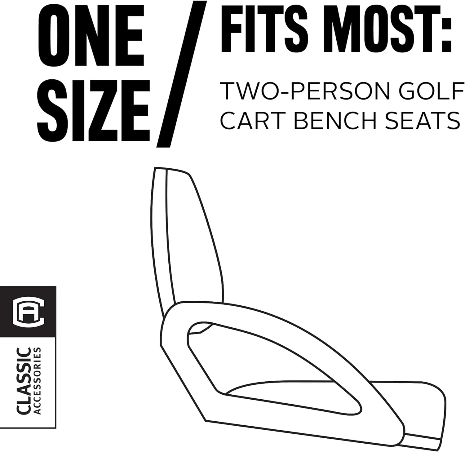 Classic Accessories Fairway Terry Cloth Golf Cart Seat Cover - Navy News