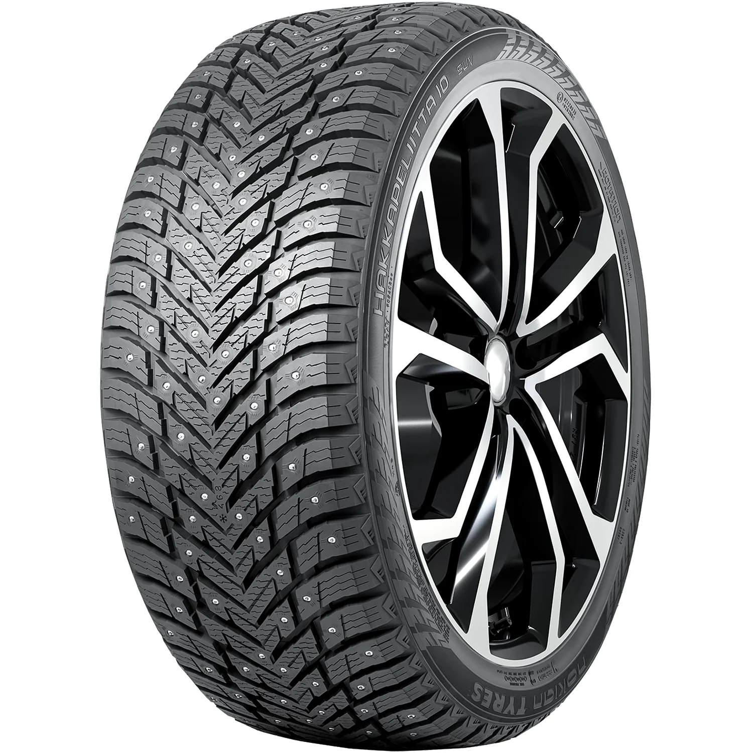 Nokian 2 Tires Nokian Hakkapeliitta 10 SUV 255/60R18 112T XL (Studded) Snow Winter