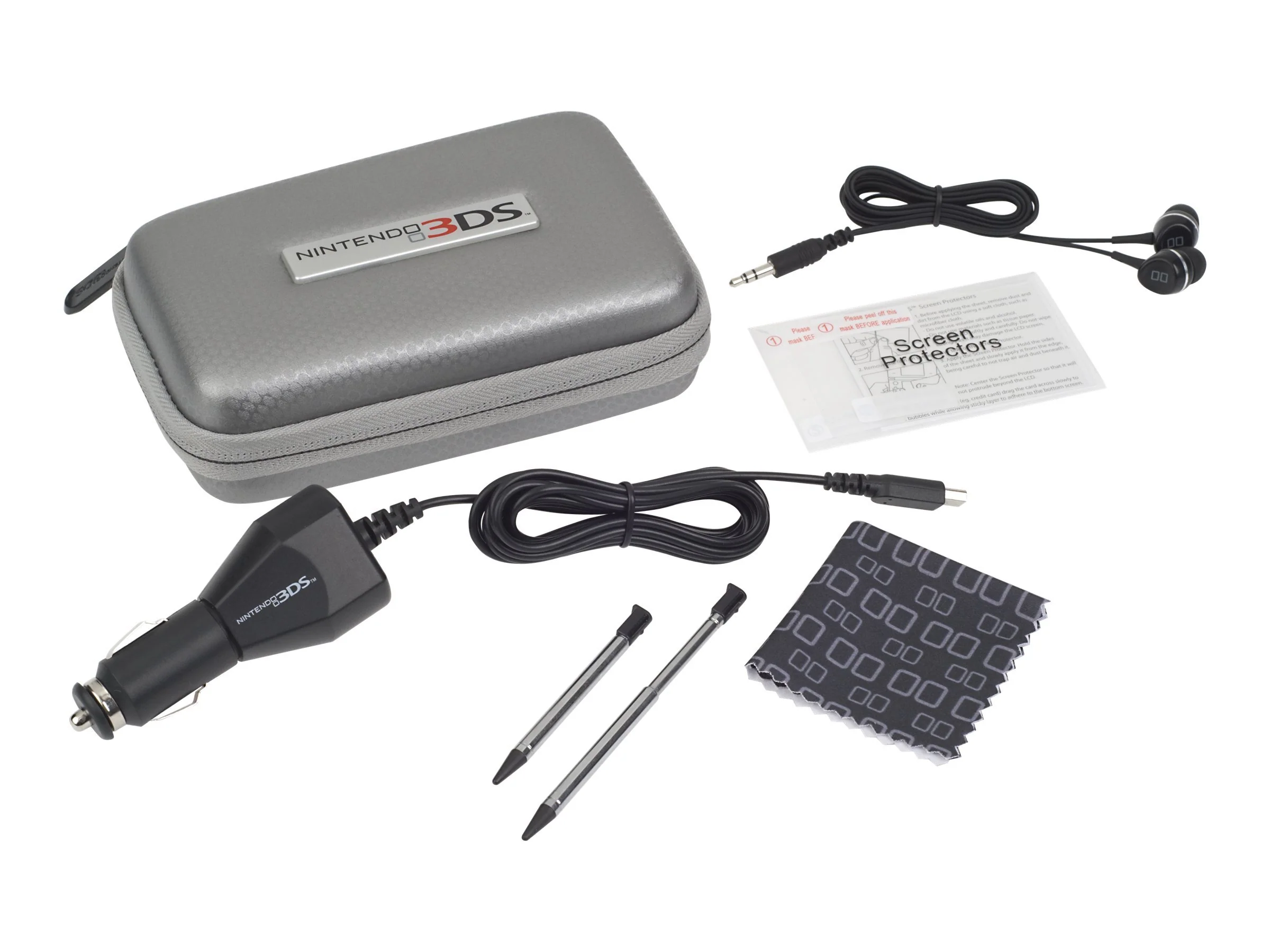 PowerA Nintendo Official Explorer Starter Kit for 3DS - Gray